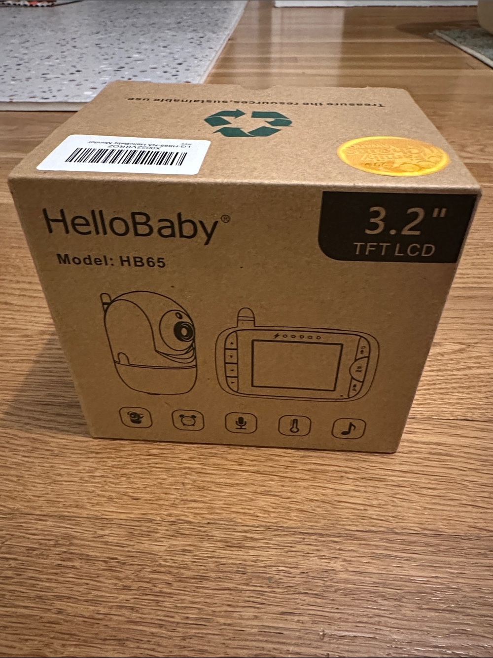 HelloBaby HB65 3.2" TFT LCD Baby Monitor